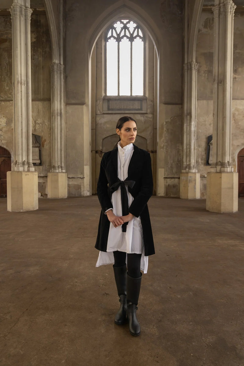 Winifred Shirtdress - White