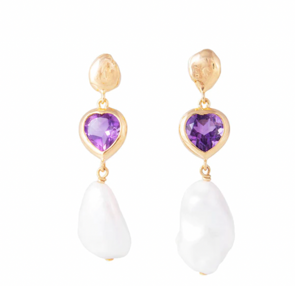 Amethyst Pearl Drops