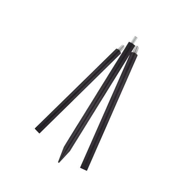 Lantern Spike - Matte Black 3 Level Spike for outdoor Lantern