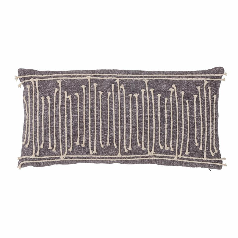 Elona Cushion, Grey Cotton