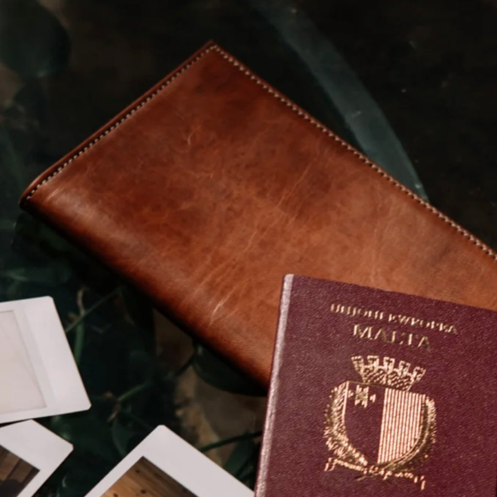 Mary Passport Leather Wallet