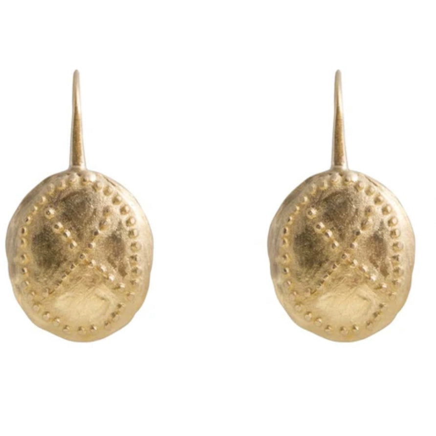 Warrior Earrings Gold