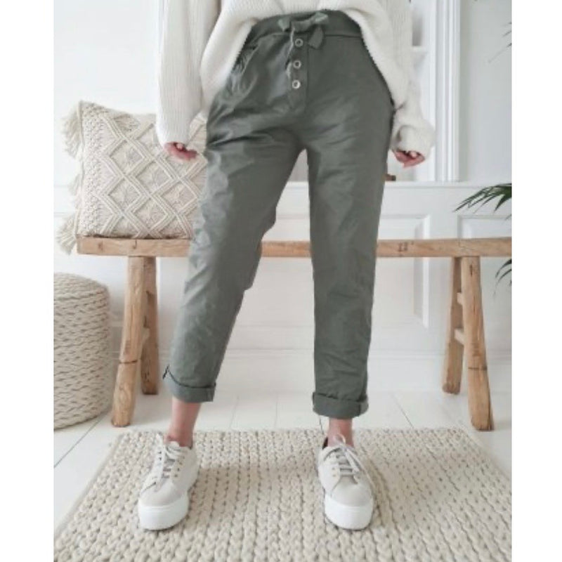 Perfect Button Joggers Jeans
