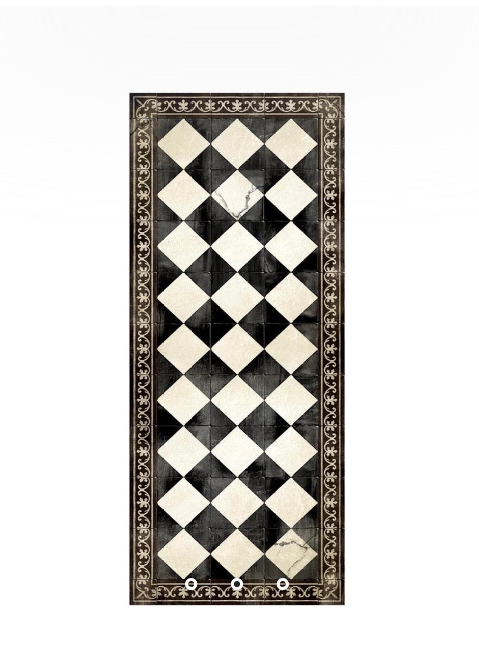Beija Flor Gambit Chess floor Vinyl Mat