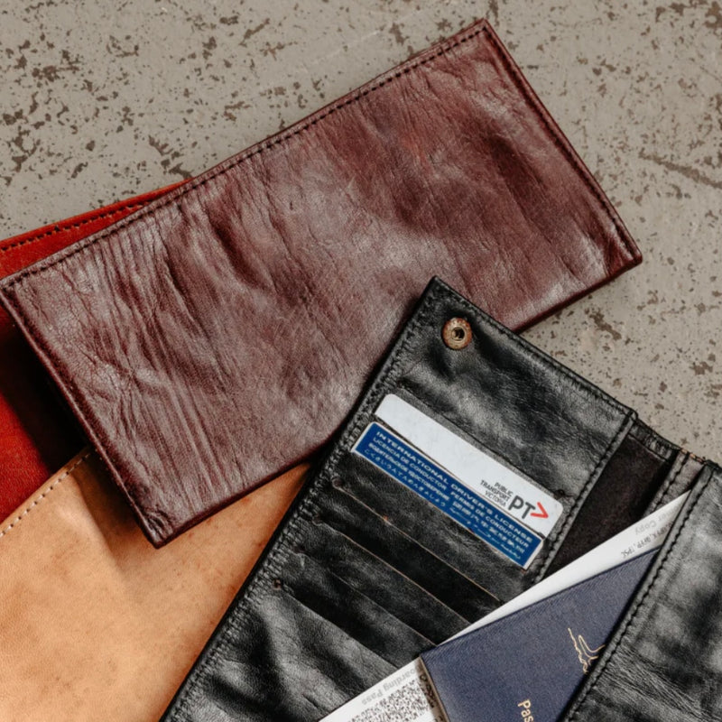 Mary Passport Leather Wallet