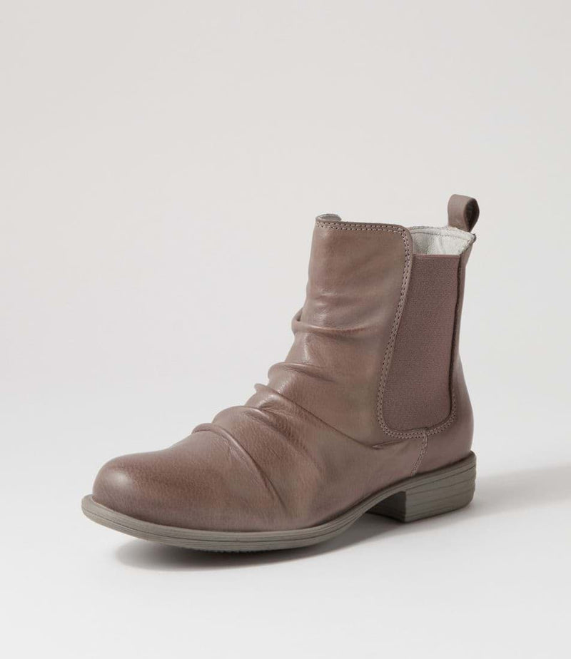 Willo Leather Ankle Boot (stone)